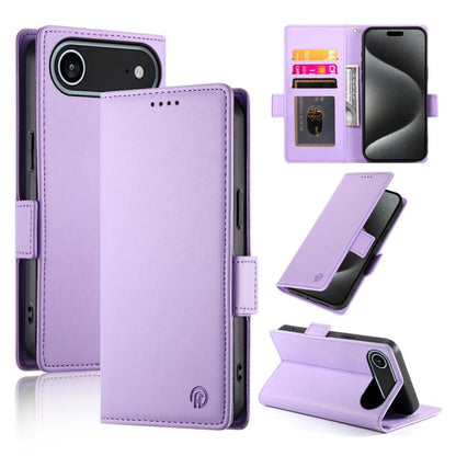 Side Buckle Magnetic Frosted Leather Phone Case, For iPhone 17, For iPhone Air, For iPhone 16 Pro Max