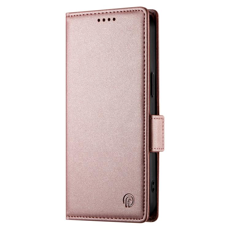 Side Buckle Magnetic Frosted Leather Phone Case, For iPhone 17, For iPhone Air, For iPhone 16 Pro Max