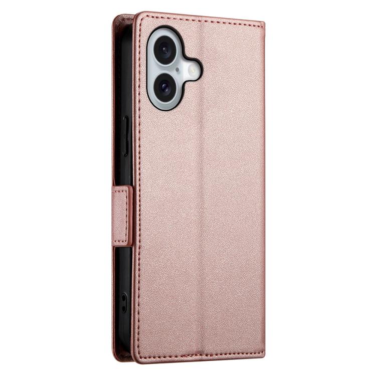 Side Buckle Magnetic Frosted Leather Phone Case, For iPhone 17, For iPhone Air, For iPhone 16 Pro Max