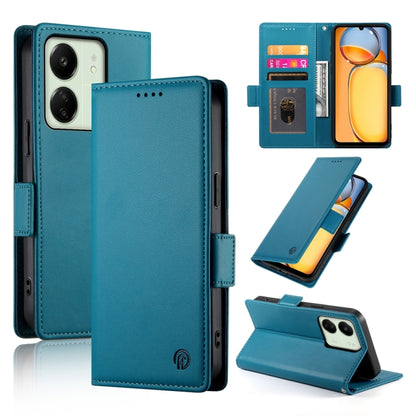 Side Buckle Magnetic Frosted Leather Phone Case