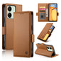 Side Buckle Magnetic Frosted Leather Phone Case