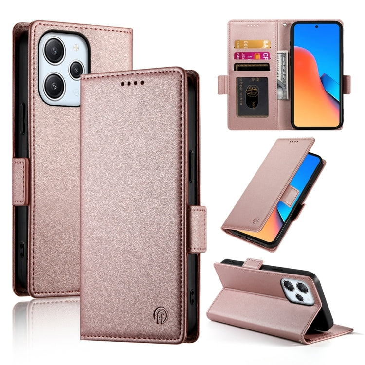 Side Buckle Magnetic Frosted Leather Phone Case