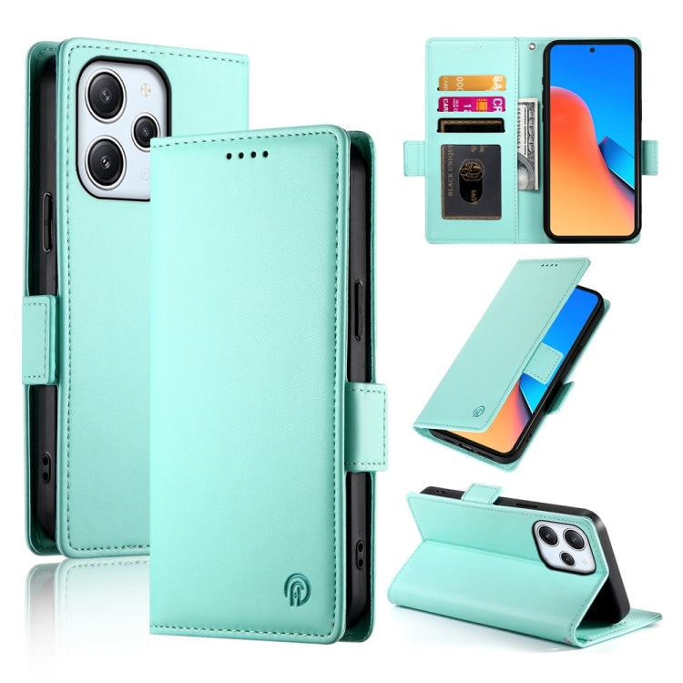 Side Buckle Magnetic Frosted Leather Phone Case