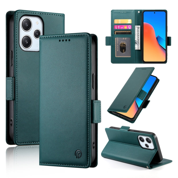 Side Buckle Magnetic Frosted Leather Phone Case