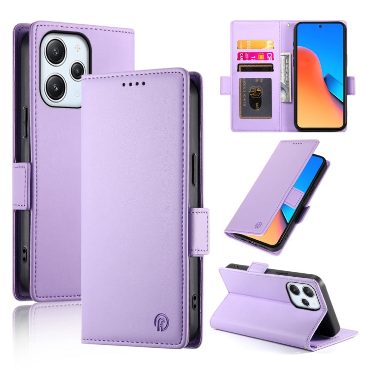 Side Buckle Magnetic Frosted Leather Phone Case