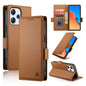 Side Buckle Magnetic Frosted Leather Phone Case