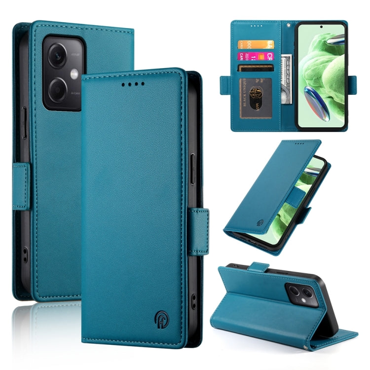 Side Buckle Magnetic Frosted Leather Phone Case, Series 4