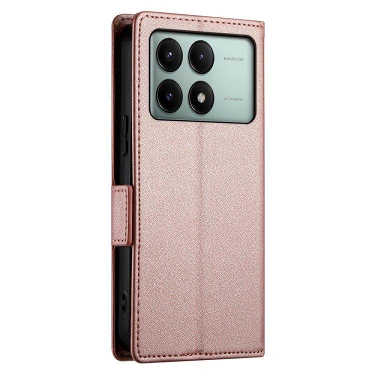 Side Buckle Magnetic Frosted Leather Phone Case