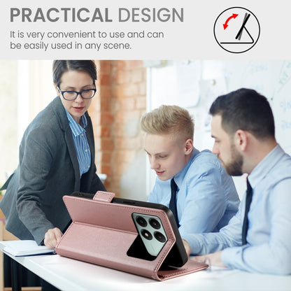 Side Buckle Magnetic Frosted Leather Phone Case