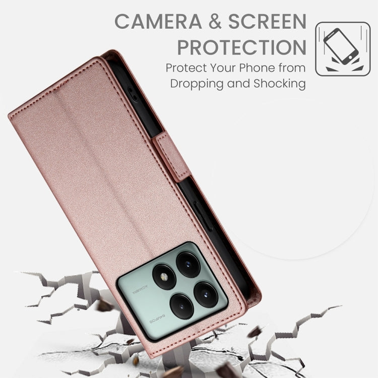 Side Buckle Magnetic Frosted Leather Phone Case