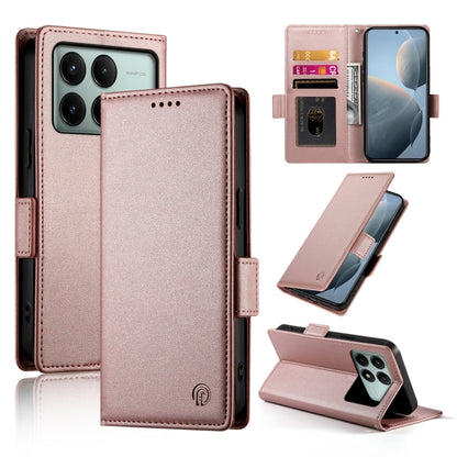 Side Buckle Magnetic Frosted Leather Phone Case