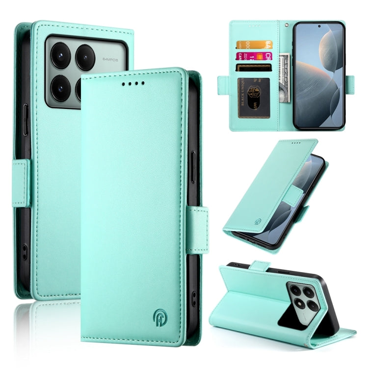 Side Buckle Magnetic Frosted Leather Phone Case, Series 2