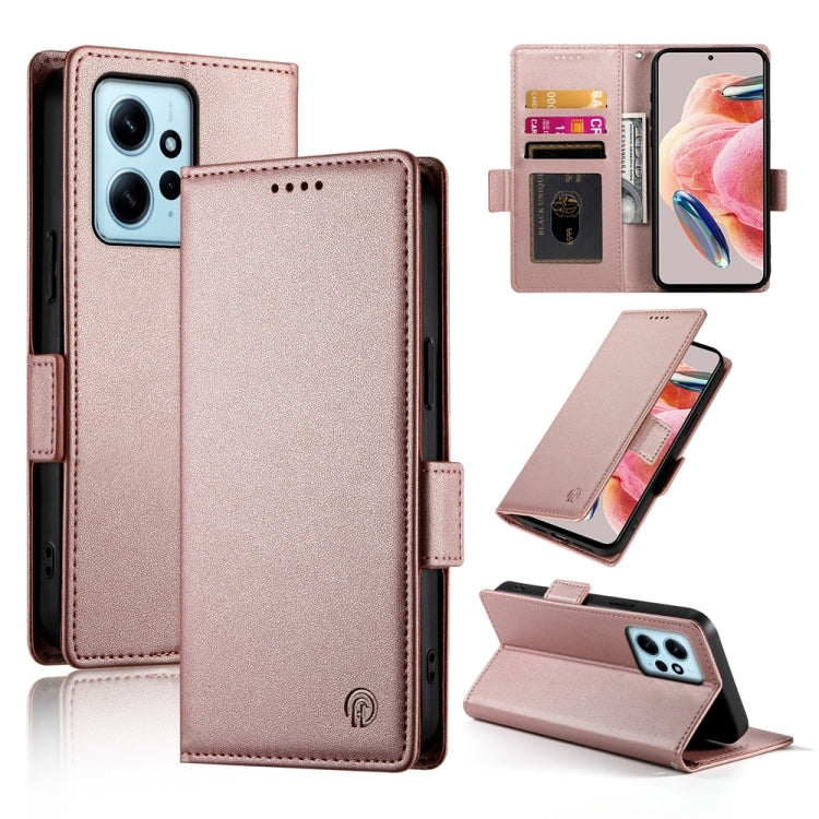 Side Buckle Magnetic Frosted Leather Phone Case