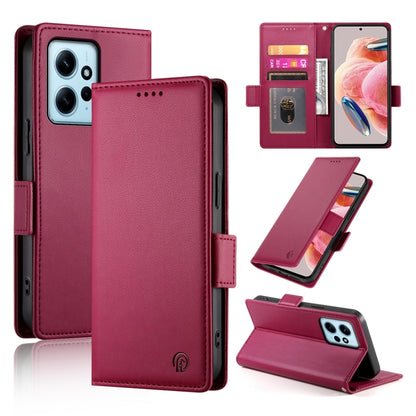 Side Buckle Magnetic Frosted Leather Phone Case