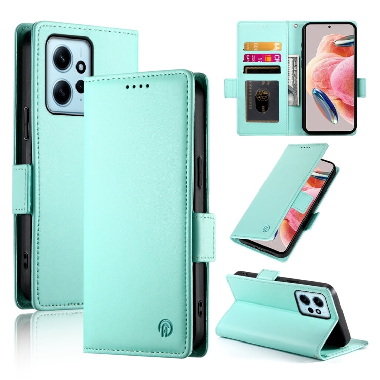 Side Buckle Magnetic Frosted Leather Phone Case