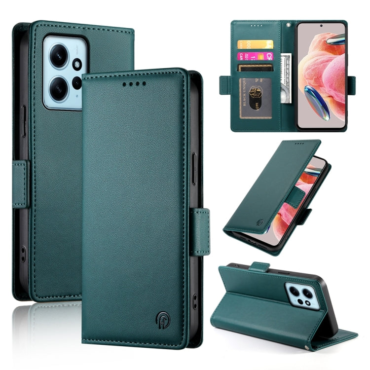 Side Buckle Magnetic Frosted Leather Phone Case