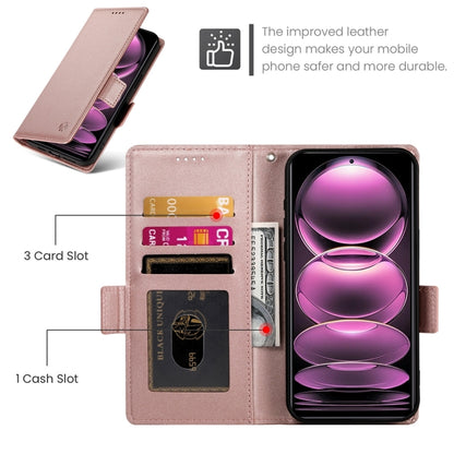 Side Buckle Magnetic Frosted Leather Phone Case