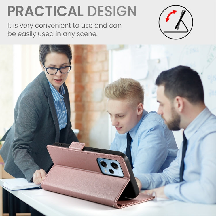 Side Buckle Magnetic Frosted Leather Phone Case