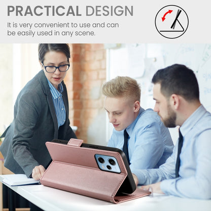 Side Buckle Magnetic Frosted Leather Phone Case