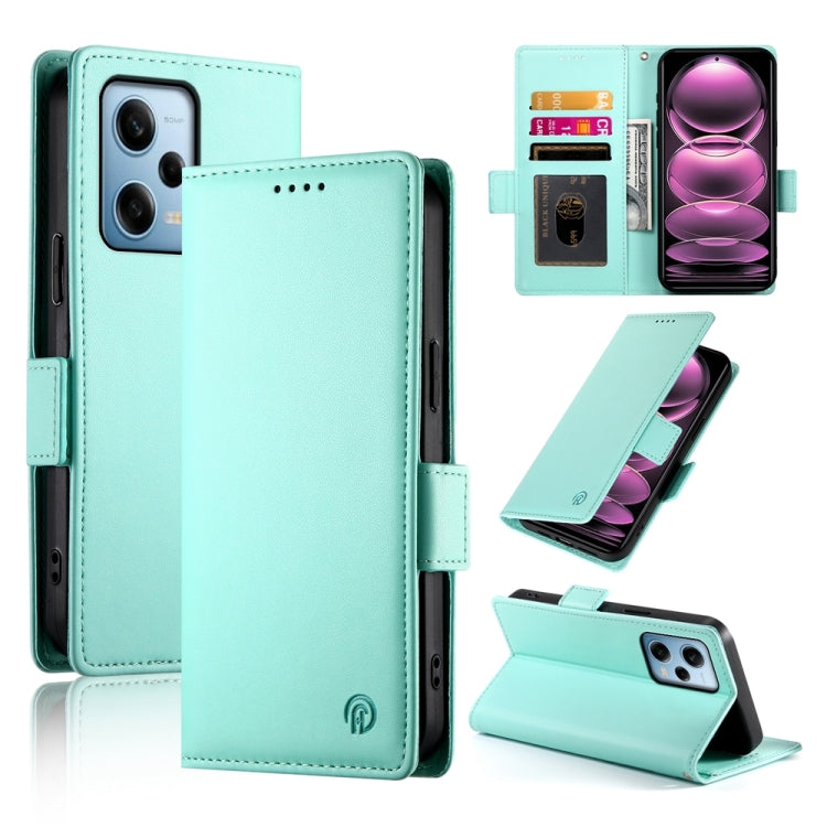 Side Buckle Magnetic Frosted Leather Phone Case