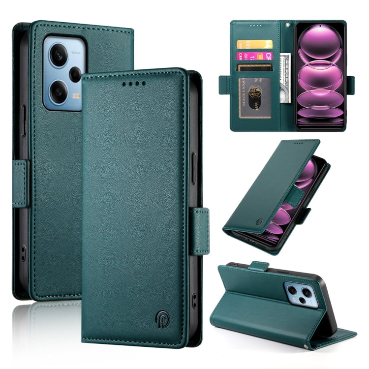 Side Buckle Magnetic Frosted Leather Phone Case