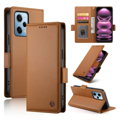 Side Buckle Magnetic Frosted Leather Phone Case