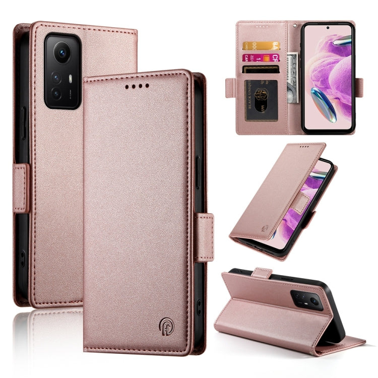 Side Buckle Magnetic Frosted Leather Phone Case, Series 4