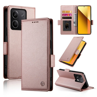 Side Buckle Magnetic Frosted Leather Phone Case