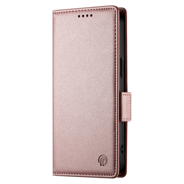 Side Buckle Magnetic Frosted Leather Phone Case