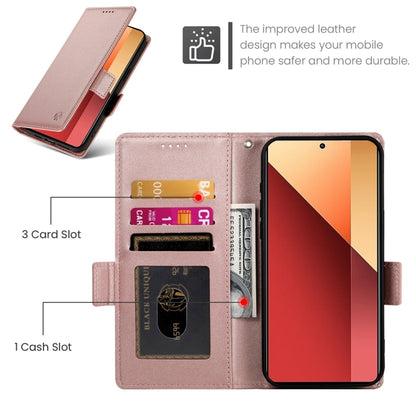 Side Buckle Magnetic Frosted Leather Phone Case