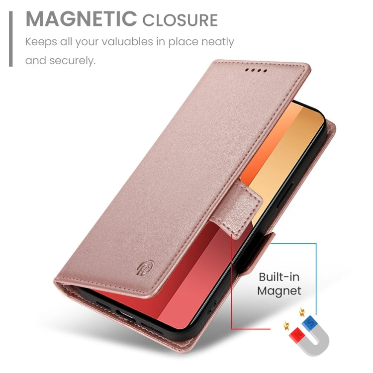 Side Buckle Magnetic Frosted Leather Phone Case