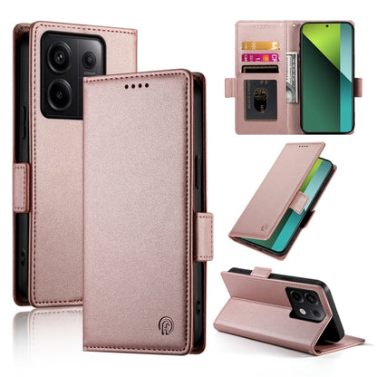 Side Buckle Magnetic Frosted Leather Phone Case