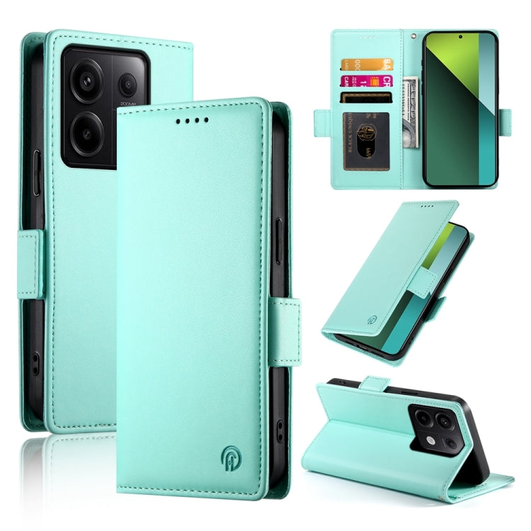 Side Buckle Magnetic Frosted Leather Phone Case, Series 3