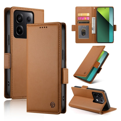 Side Buckle Magnetic Frosted Leather Phone Case
