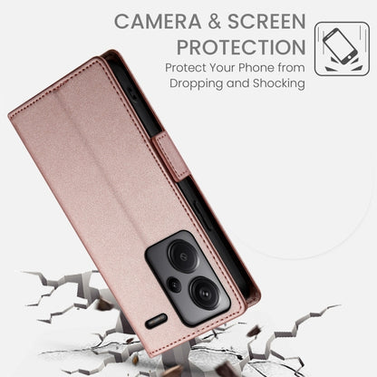 Side Buckle Magnetic Frosted Leather Phone Case