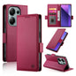 Side Buckle Magnetic Frosted Leather Phone Case