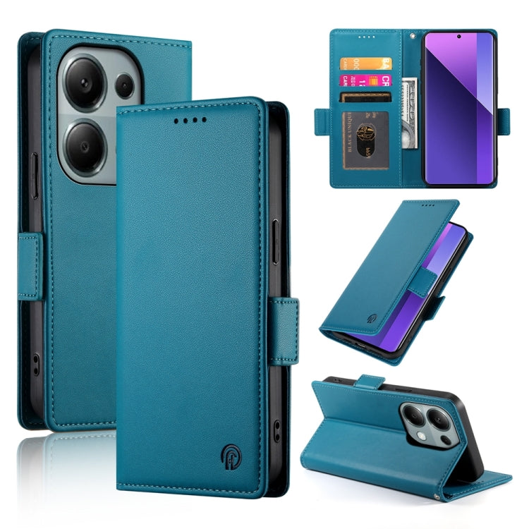 Side Buckle Magnetic Frosted Leather Phone Case