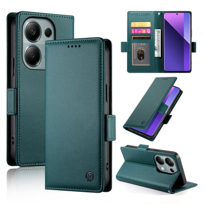Side Buckle Magnetic Frosted Leather Phone Case