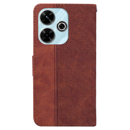 Geometric Embossed Leather Phone Case