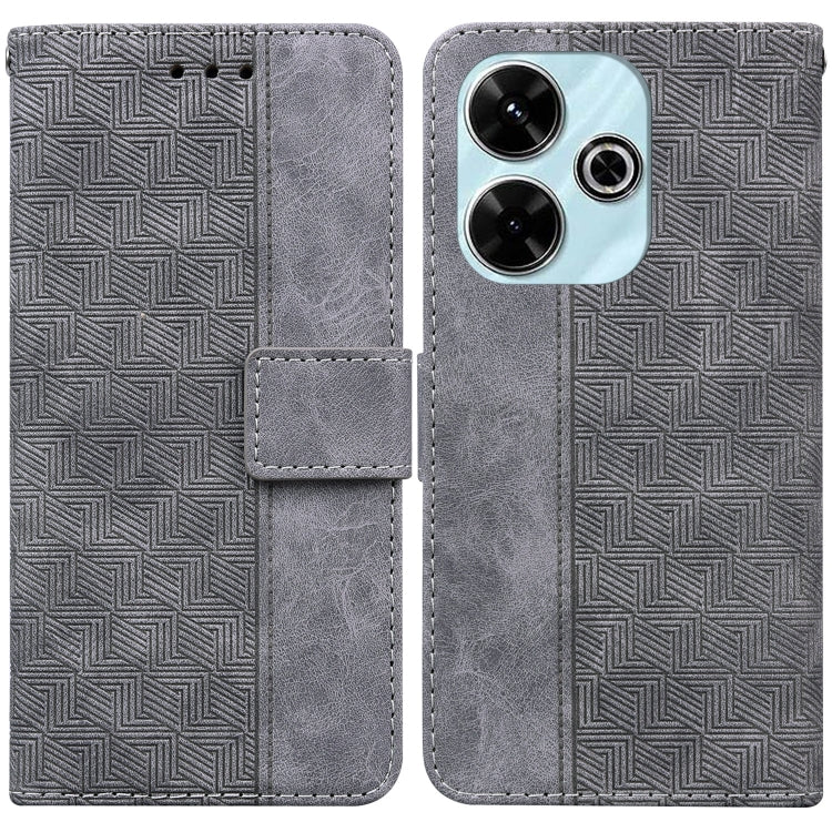 Geometric Embossed Leather Phone Case