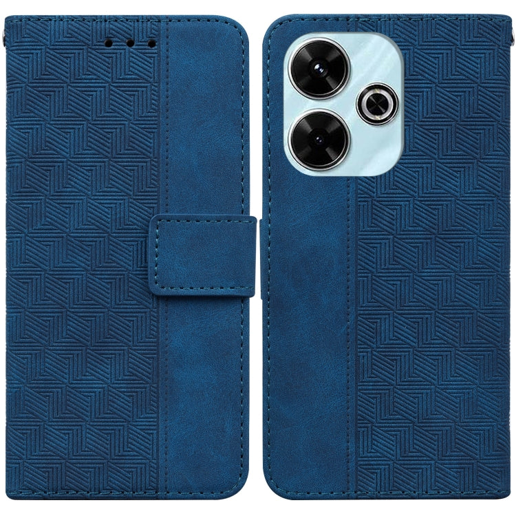 Geometric Embossed Leather Phone Case