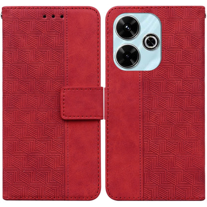 Geometric Embossed Leather Phone Case