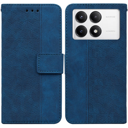 Geometric Embossed Leather Phone Case