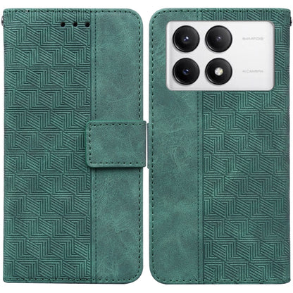 Geometric Embossed Leather Phone Case