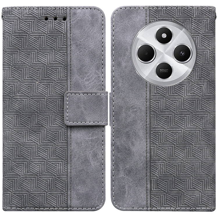 Geometric Embossed Leather Phone Case, For Redmi Note 14 4G 163.25mm, For Redmi Note 14 5G, For Redmi Note 14 Pro / Note 14 Pro+ 5G, For Redmi 14C 4G