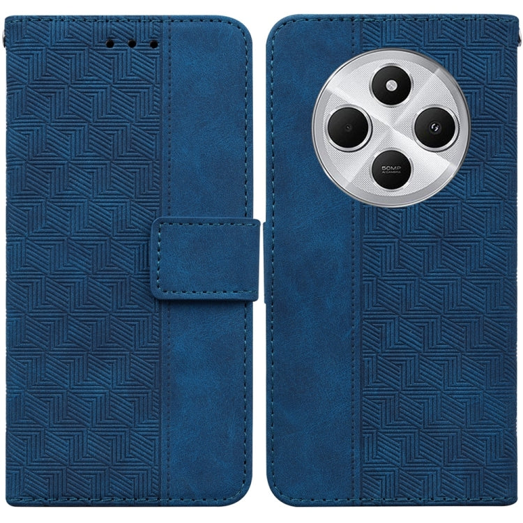 Geometric Embossed Leather Phone Case, For Redmi Note 14 4G 163.25mm, For Redmi Note 14 5G, For Redmi Note 14 Pro / Note 14 Pro+ 5G, For Redmi 14C 4G