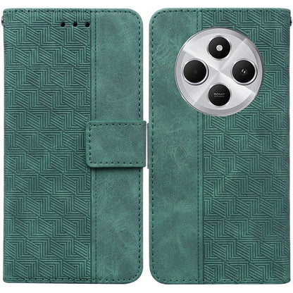 Geometric Embossed Leather Phone Case, For Redmi Note 14 4G 163.25mm, For Redmi Note 14 5G, For Redmi Note 14 Pro / Note 14 Pro+ 5G, For Redmi 14C 4G