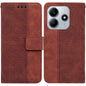 Geometric Embossed Leather Phone Case, For Redmi Note 14 4G 163.25mm, For Redmi Note 14 5G, For Redmi Note 14 Pro / Note 14 Pro+ 5G, For Redmi 14C 4G