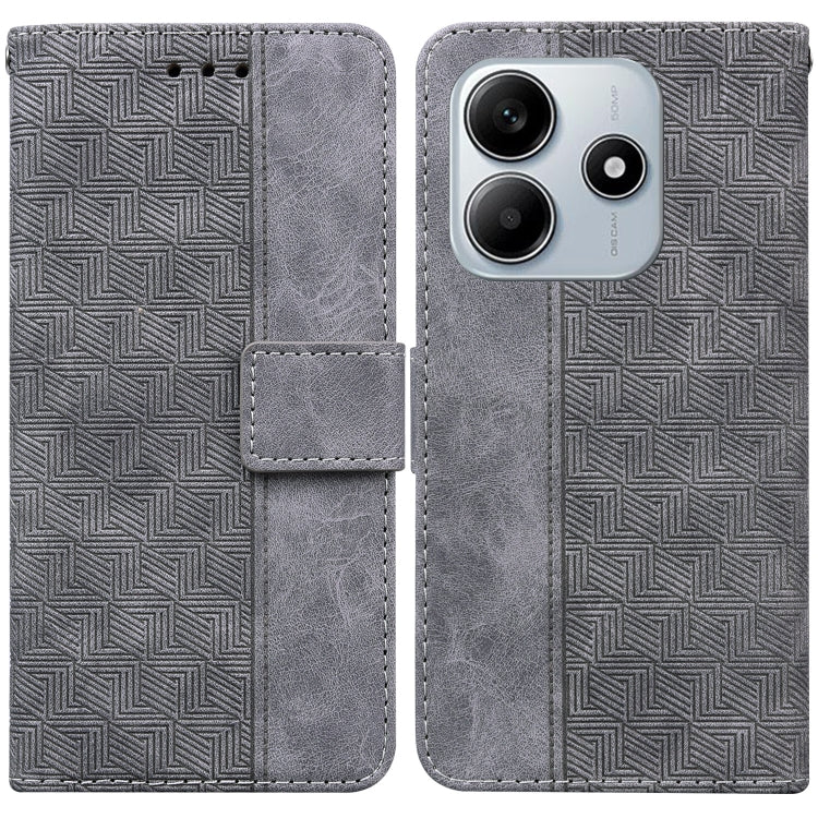 Geometric Embossed Leather Phone Case, For Redmi Note 14 4G 163.25mm, For Redmi Note 14 5G, For Redmi Note 14 Pro / Note 14 Pro+ 5G, For Redmi 14C 4G