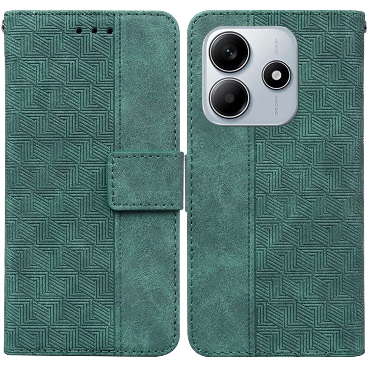 Geometric Embossed Leather Phone Case, For Redmi Note 14 4G 163.25mm, For Redmi Note 14 5G, For Redmi Note 14 Pro / Note 14 Pro+ 5G, For Redmi 14C 4G